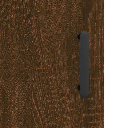 Highboard Brown Oak 69.5x31x115 cm Engineered Wood