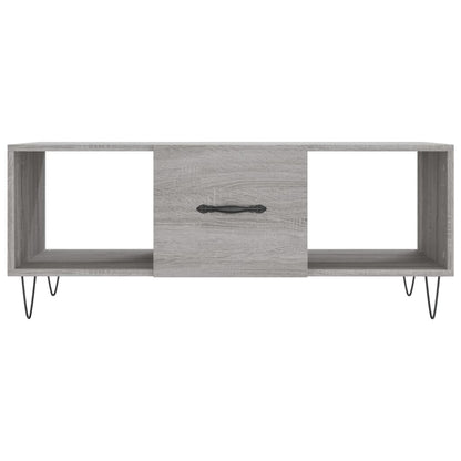 Coffee Table Grey Sonoma 102x50x40 cm Engineered Wood
