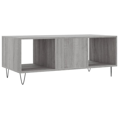 Coffee Table Grey Sonoma 102x50x40 cm Engineered Wood