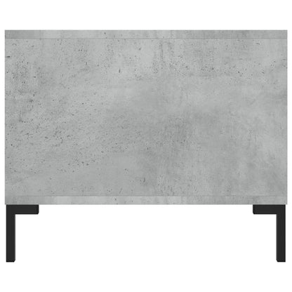 Coffee Table Concrete Grey 102x50x40 cm Engineered Wood