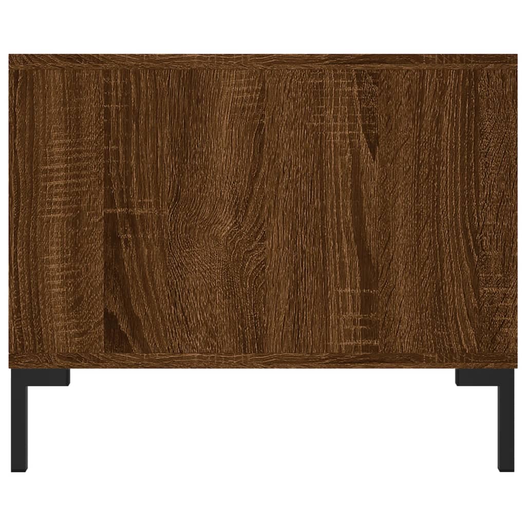 Coffee Table Brown Oak 102x50x40 cm Engineered Wood