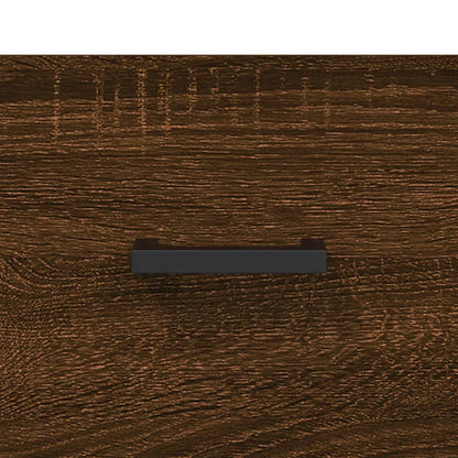Coffee Table Brown Oak 102x50x40 cm Engineered Wood