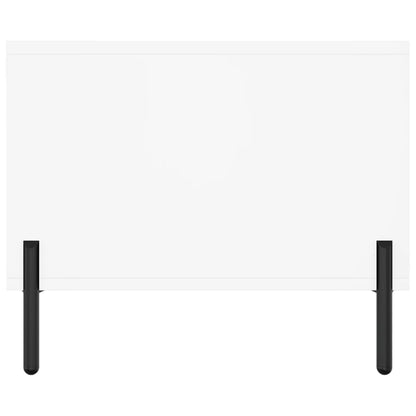 Coffee Table White 102x50x40 cm Engineered Wood