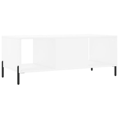 Coffee Table White 102x50x40 cm Engineered Wood