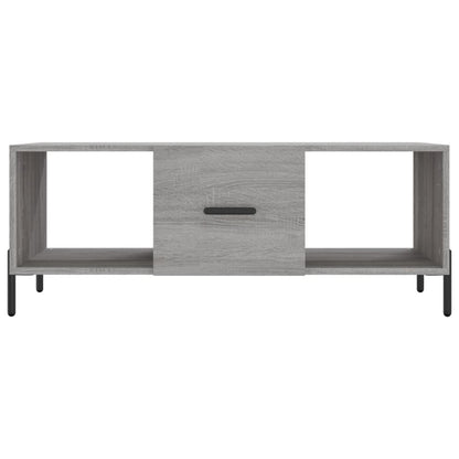 Coffee Table Grey Sonoma 102x50x40 cm Engineered Wood