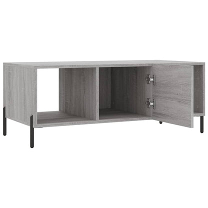 Coffee Table Grey Sonoma 102x50x40 cm Engineered Wood
