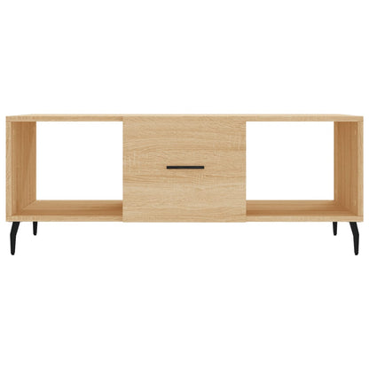 Coffee Table Sonoma Oak 102x50x40 cm Engineered Wood