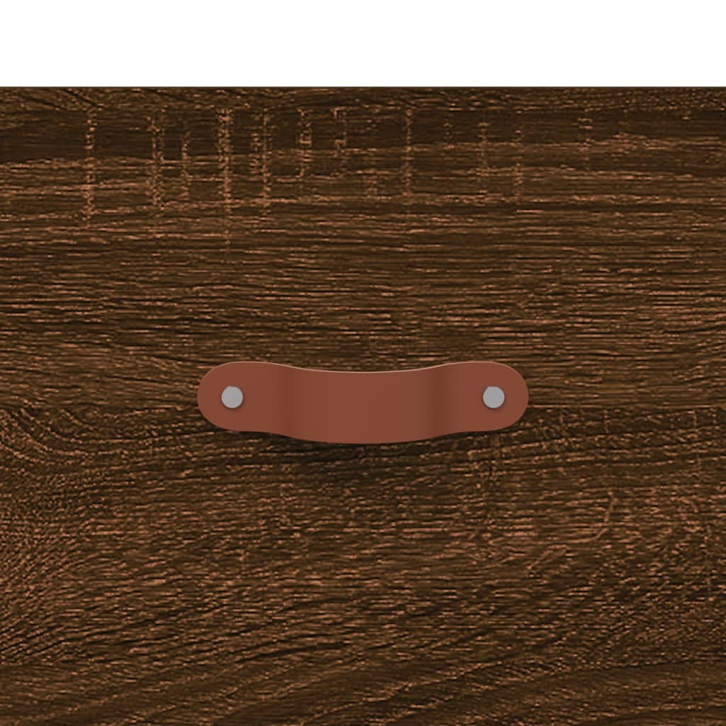 Coffee Table Brown Oak 50x50x40 cm Engineered Wood
