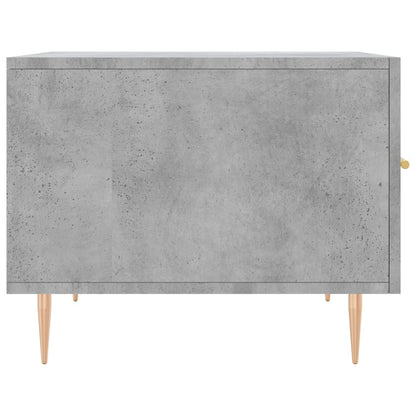 Coffee Table Concrete Grey 50x50x40 cm Engineered Wood