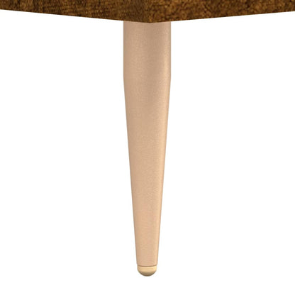 Coffee Table Smoked Oak 50x50x40 cm Engineered Wood