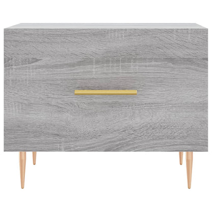 Coffee Table Grey Sonoma 50x50x40 cm Engineered Wood