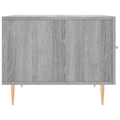 Coffee Table Grey Sonoma 50x50x40 cm Engineered Wood