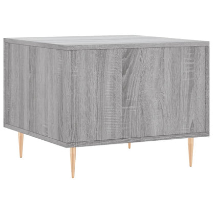 Coffee Table Grey Sonoma 50x50x40 cm Engineered Wood
