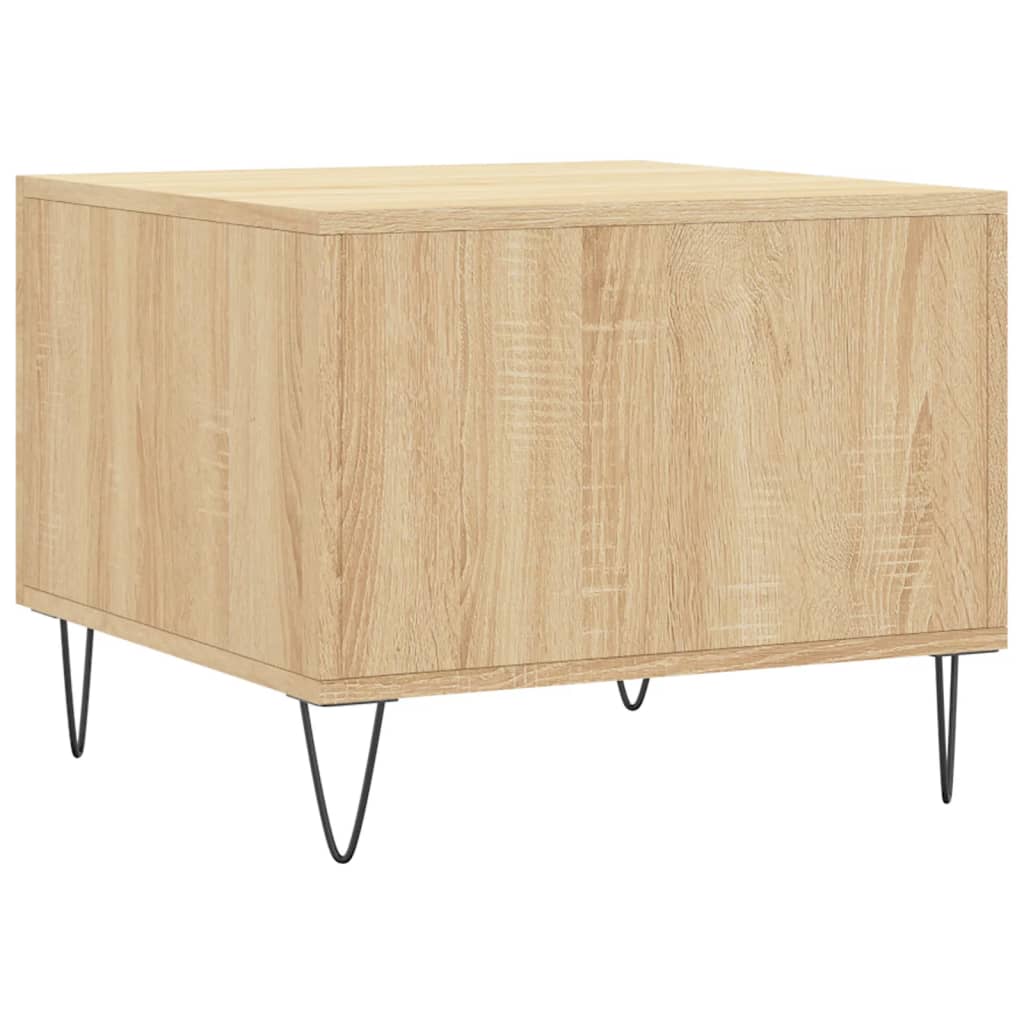Coffee Table Sonoma Oak 50x50x40 cm Engineered Wood