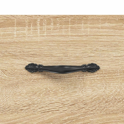 Coffee Table Sonoma Oak 50x50x40 cm Engineered Wood