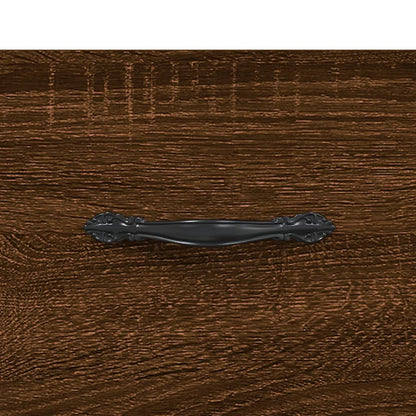 Coffee Table Brown Oak 50x50x40 cm Engineered Wood