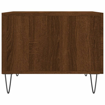 Coffee Tables 2 pcs Brown Oak 50x50x40 cm Engineered Wood