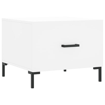Coffee Tables 2 pcs White 50x50x40 cm Engineered Wood