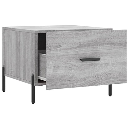 Coffee Table Grey Sonoma 50x50x40 cm Engineered Wood