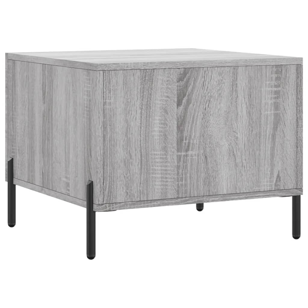 Coffee Table Grey Sonoma 50x50x40 cm Engineered Wood