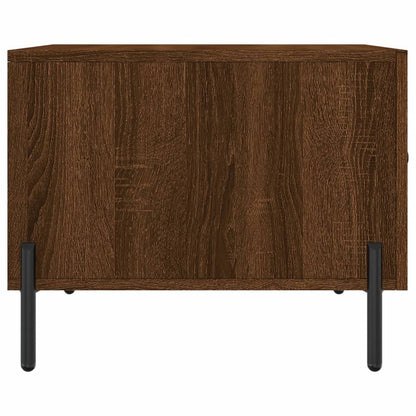 Coffee Table Brown Oak 50x50x40 cm Engineered Wood