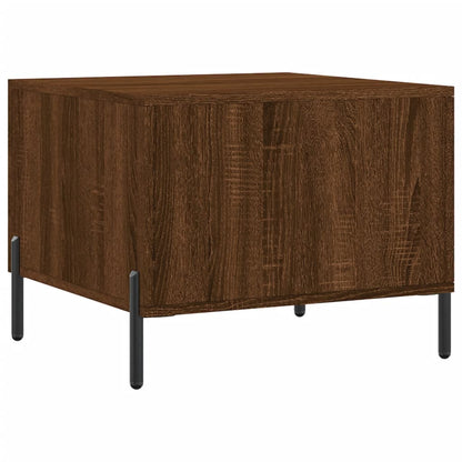 Coffee Table Brown Oak 50x50x40 cm Engineered Wood