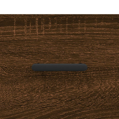 Coffee Table Brown Oak 50x50x40 cm Engineered Wood