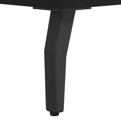 Coffee Table Black 50x50x40 cm Engineered Wood