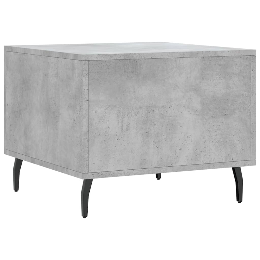 Coffee Tables 2 pcs Concrete Grey 50x50x40 cm Engineered Wood