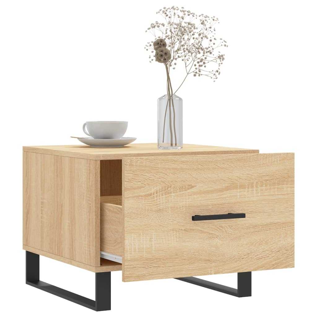 Coffee Tables 2 pcs Sonoma Oak 50x50x40 cm Engineered Wood