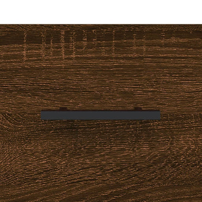 Coffee Table Brown Oak 50x50x40 cm Engineered Wood
