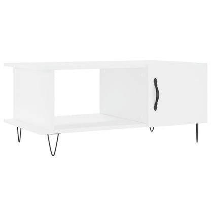 Coffee Table White 90x50x40 cm Engineered Wood