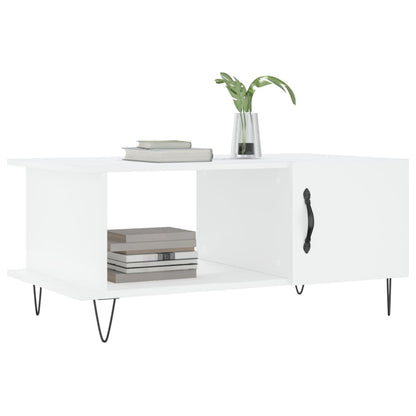 Coffee Table White 90x50x40 cm Engineered Wood