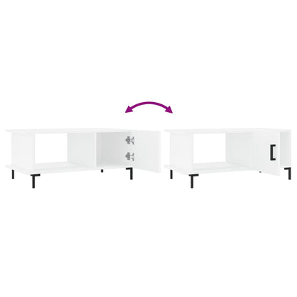 Coffee Table White 90x50x40 cm Engineered Wood