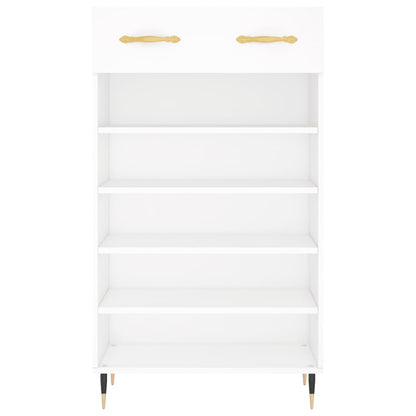 Shoe Cabinet White 60x35x105 cm Engineered Wood