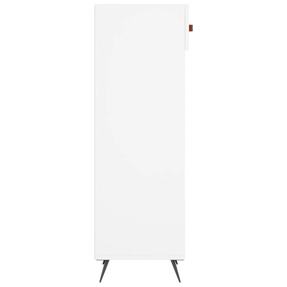 Shoe Cabinet White 30x35x105 cm Engineered Wood