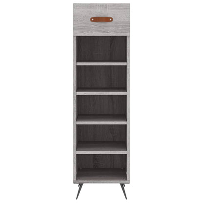 Shoe Cabinet Grey Sonoma 30x35x105 cm Engineered Wood