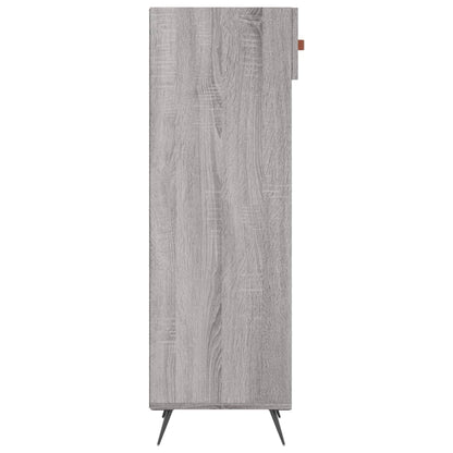 Shoe Cabinet Grey Sonoma 30x35x105 cm Engineered Wood