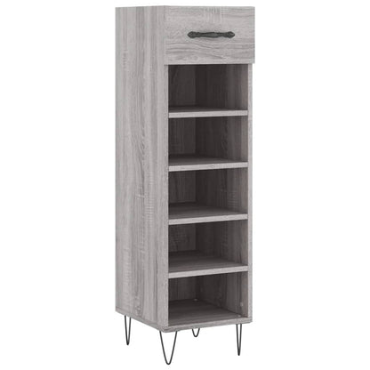 Shoe Cabinet Grey Sonoma 30x35x105 cm Engineered Wood