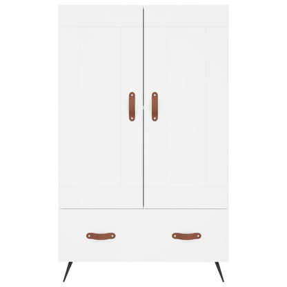 Highboard White 69.5x31x115 cm Engineered Wood