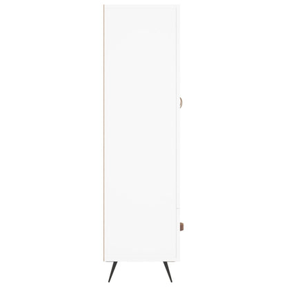 Highboard White 69.5x31x115 cm Engineered Wood