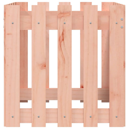 Garden Planter with Fence Design 50x50x50 cm Solid Wood Douglas