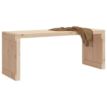 Garden Bench Extendable 212.5x40.5x45 cm Solid Wood Pine