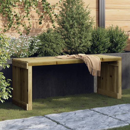 Garden Bench Extendable 212.5x40.5x45 cm Impregnated Wood Pine