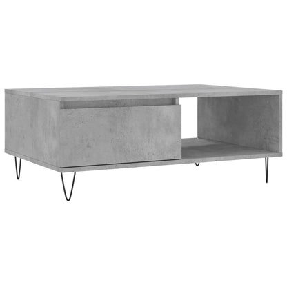 Coffee Table Concrete Grey 90x60x35 cm Engineered Wood