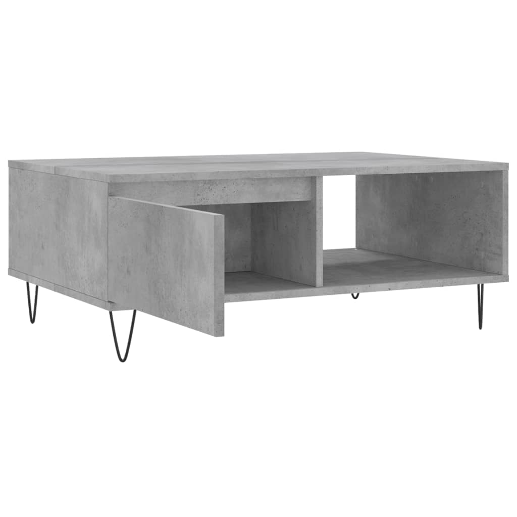 Coffee Table Concrete Grey 90x60x35 cm Engineered Wood