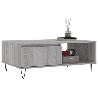 Coffee Table Grey Sonoma 90x60x35 cm Engineered Wood