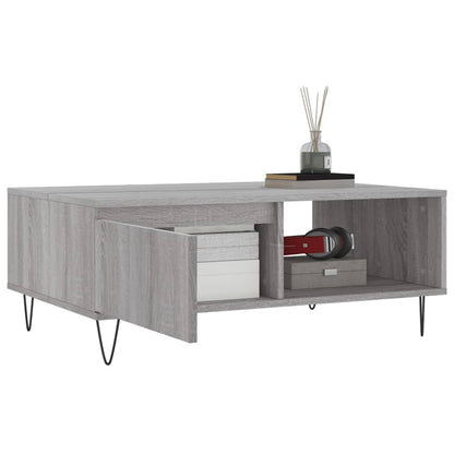 Coffee Table Grey Sonoma 90x60x35 cm Engineered Wood