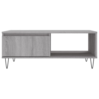 Coffee Table Grey Sonoma 90x60x35 cm Engineered Wood