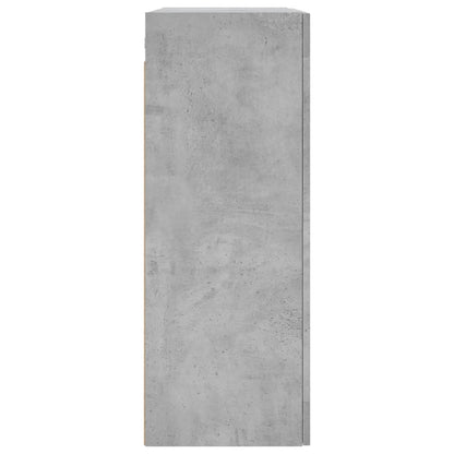 Wall Mounted Cabinet Concrete Grey 69.5x34x90 cm
